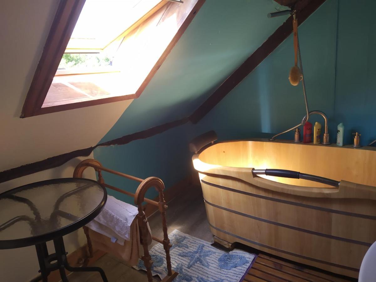 Maison En Granit Bleue Lanhelin Esterno foto
